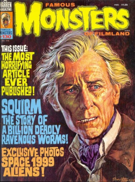 en couverture de "Famous Monsters of Filmland"