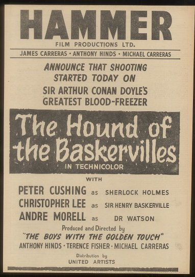 tournage annoncé du "Chien des Baskerville"