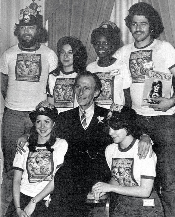 Peter Cushing en 1975 à la Convention de Famous Monsters