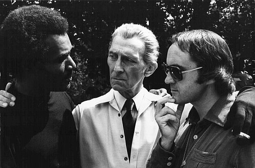 Sur le tournage de "The Beast Must Die" (1974) avec Calvin Lockhart et Paul Annett