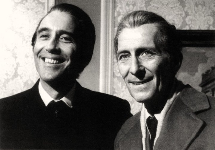 "The Satanic Rites of Dracula" (Alan Giibson,1973). Photo de tournage