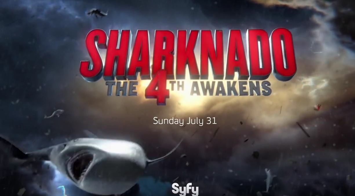 Dans 2 semaines, "Sharknado 4 : The 4th Awakens" débarque aux USA…