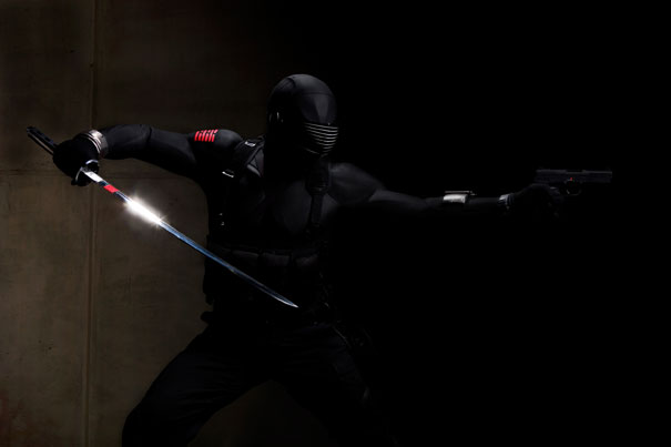 Ray Park est Snake Eyes dans G.I. Joe