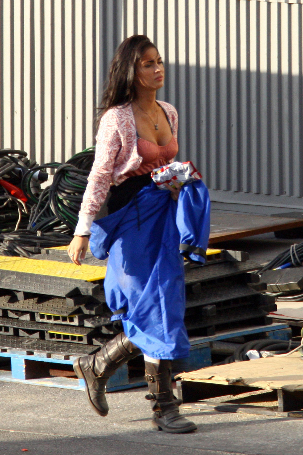 Megan Fox sur le tournage