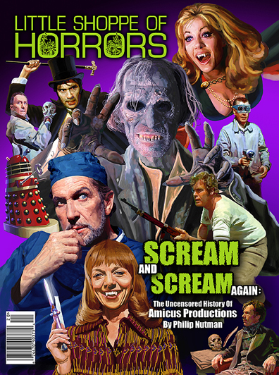 Ancien collaborateur de l'Ecran Fantastique, Philip Nutman va faire paraître cette semaine son nouveau livre, "Scream and Scream Again : The Uncensored History of Amicus Productions" (suite ci-dessous)