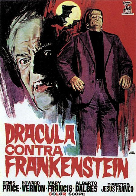 Dracula, prisonnier du docteur Frankenstein (Dracula contra Frankenstein - Espagne-France 1972)
