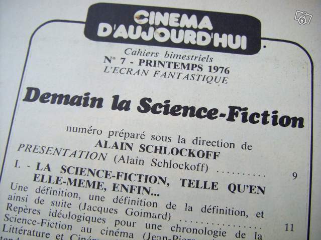 Demain la SF : numéro dirigé par Alain Schlockoff