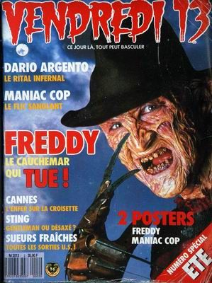 Le magazine VENDREDI 13, créé en 1988 par Alain Schlockoff