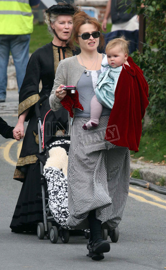 Helena Bonham Carter et le fils de Tim Burton