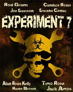 Producteur, scénariste et vedette du thriller d'horreur "100 Tears", Joe Davison prépare "Experiment 7" (suite ci-dessous)