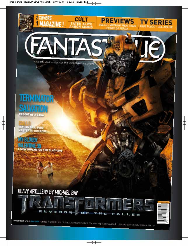 A partir du mois prochain (juin 2009), L'Ecran Fantastique aura sa version anglaise ! (voir ci-dessous)
