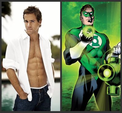 C'est le comédien Ryan Reynolds qui a hérité du rôle convoité de "Green Lantern" dans le film que va diriger Martin Campbell (suite ci-dessous)