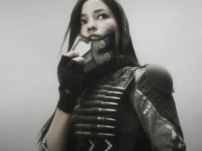 Huit ans après "Avalon", Mamoru Oshii tourne un nouveau film en prises de vues réelles, "Assault Girls" (voir ci-dessous)