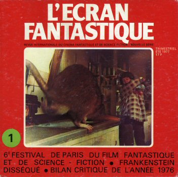 1977 - n° 1  Interview de Christopher LEE, dossier Frankenstein