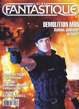 1994 - n° 134  Demolition man (Stallone), famille Adams, l'armée des Ténèbres, Jurassic Park, la Belle et la Bête (Disney