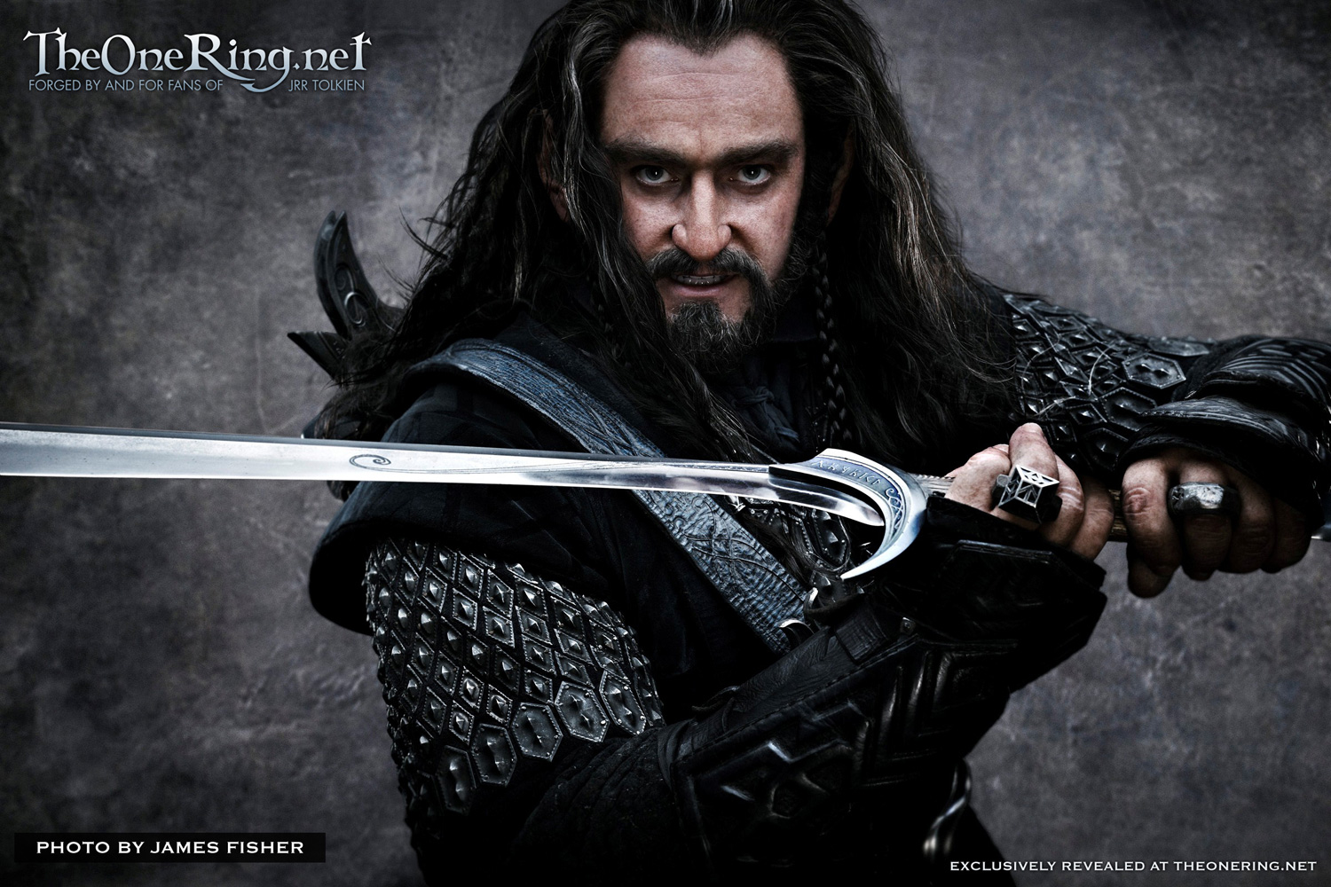 Thorin Oakenshield (Ricgard Armitage, "Captain America")à, le leader des nains de "The Hobbit" '(voir ci-dessous)