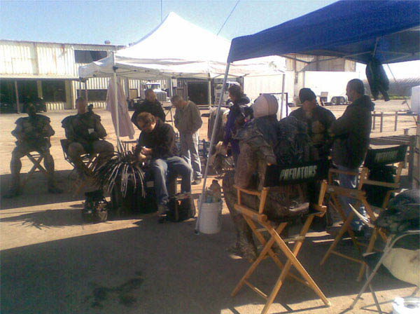 photo sur le tournage