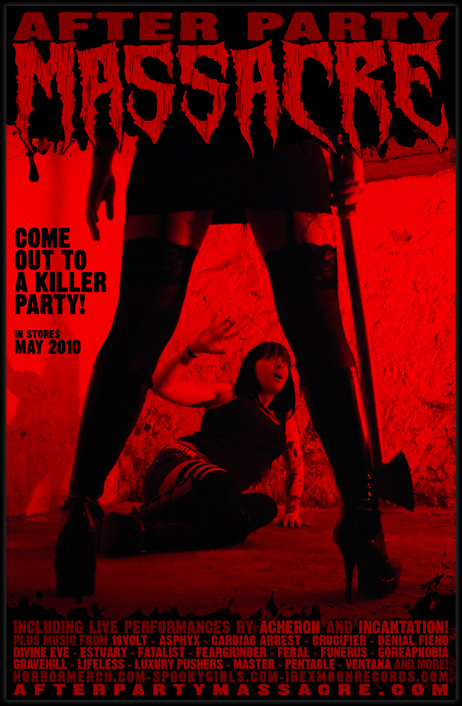 Actuellement en tournage pour une sortie fixée à mai, "After party Massacr"e est un direct-to-video d'horreur écrit par Kristoff et Kyle Severn (suite ci-dessous)