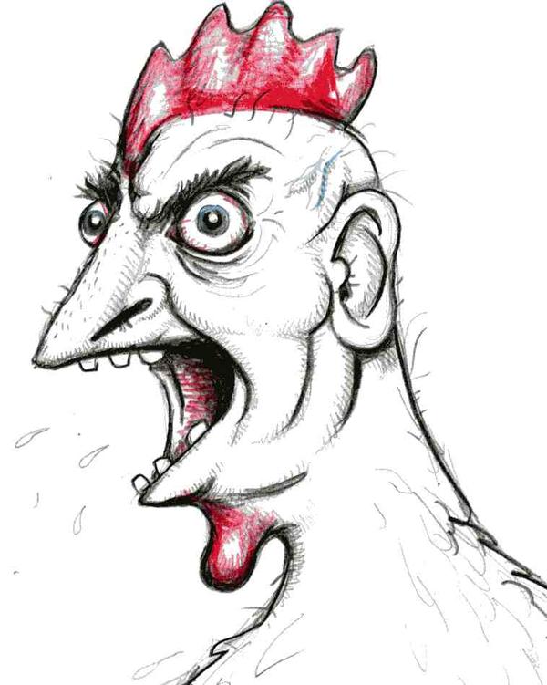 ....rendu fou par l'absorption de poulets contaminés. Lesquels rendent leurs consommateurs hystériques et agressifs. Guy et Emma tentent de fuir le fléau tandis que le scientifique à l'origine du mal commence une hideuse transformation...