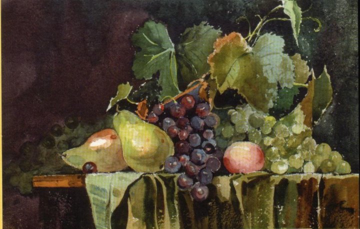 Aquarelle de Peter Cushing