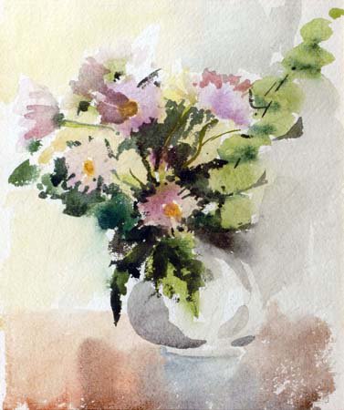 Aquarelle de Peter Cushing