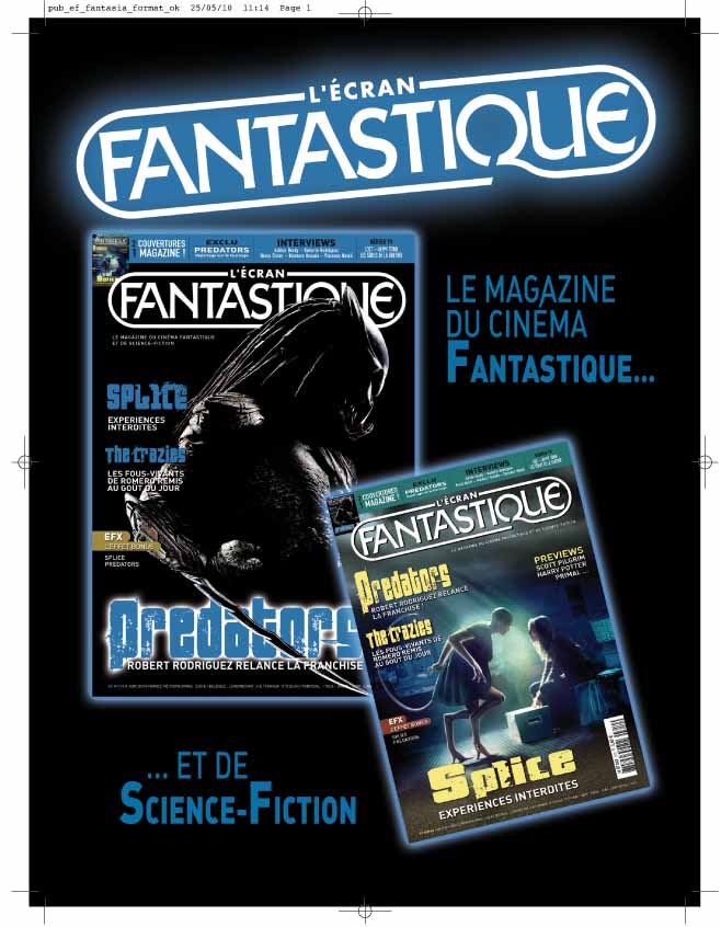 Le nouveau site de l'Ecran Fantastique (complémentaire de celui existant) est en construction (voir ci-dessous)