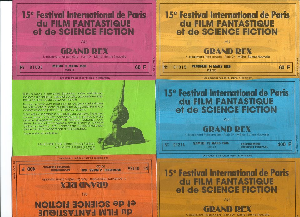 La billeterie du Festival