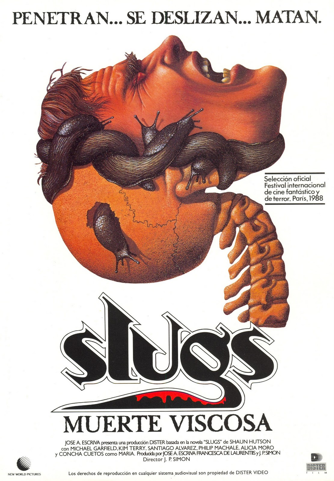 "Slugs" de Juan Piquer Simon, présenté en 1988