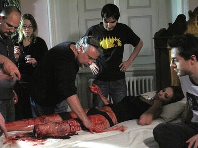 Sergio Stivaletti à l'oeuvre