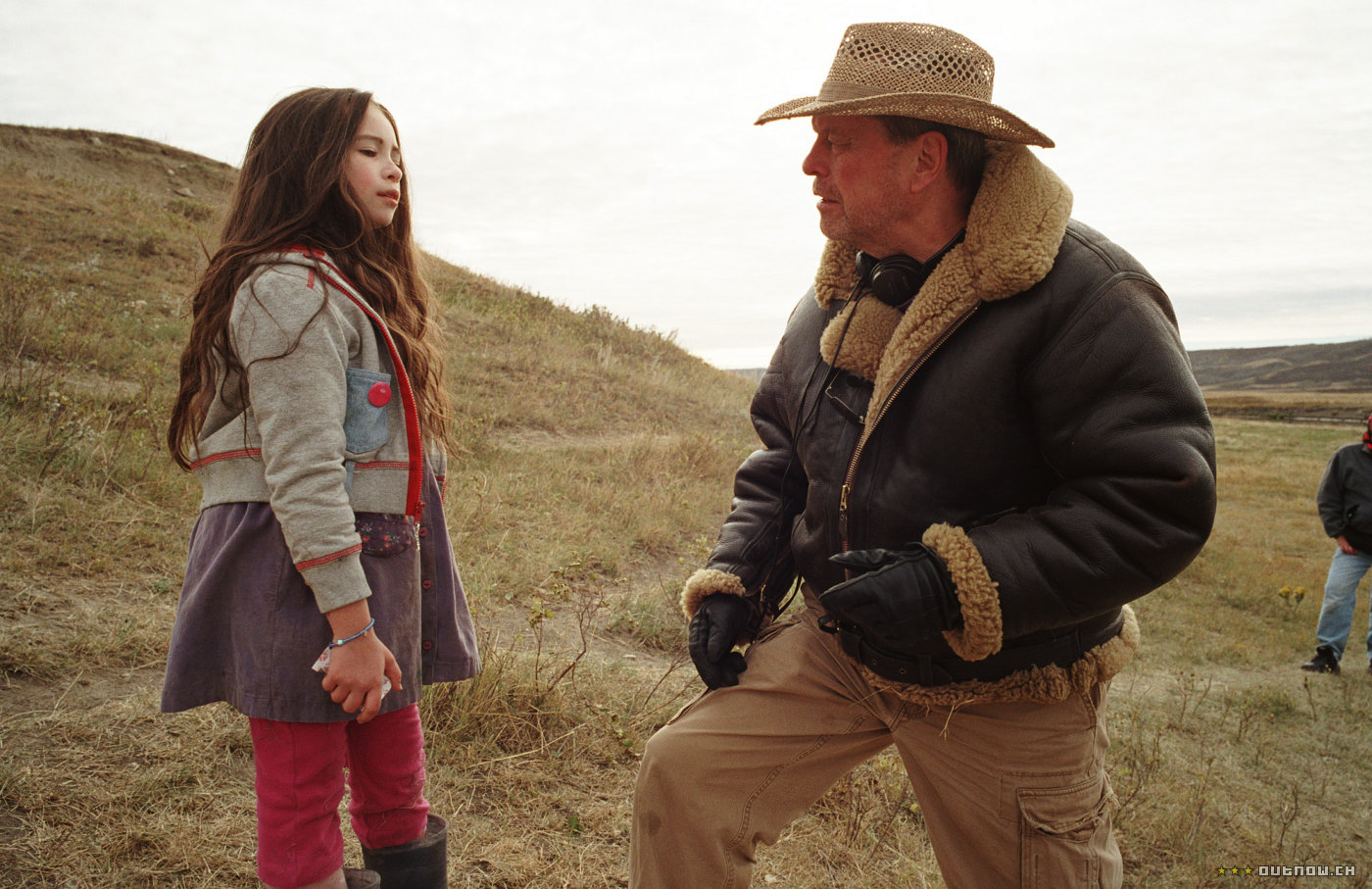 avec Terry Gilliam sur le tournage de "Tideland" (2005)