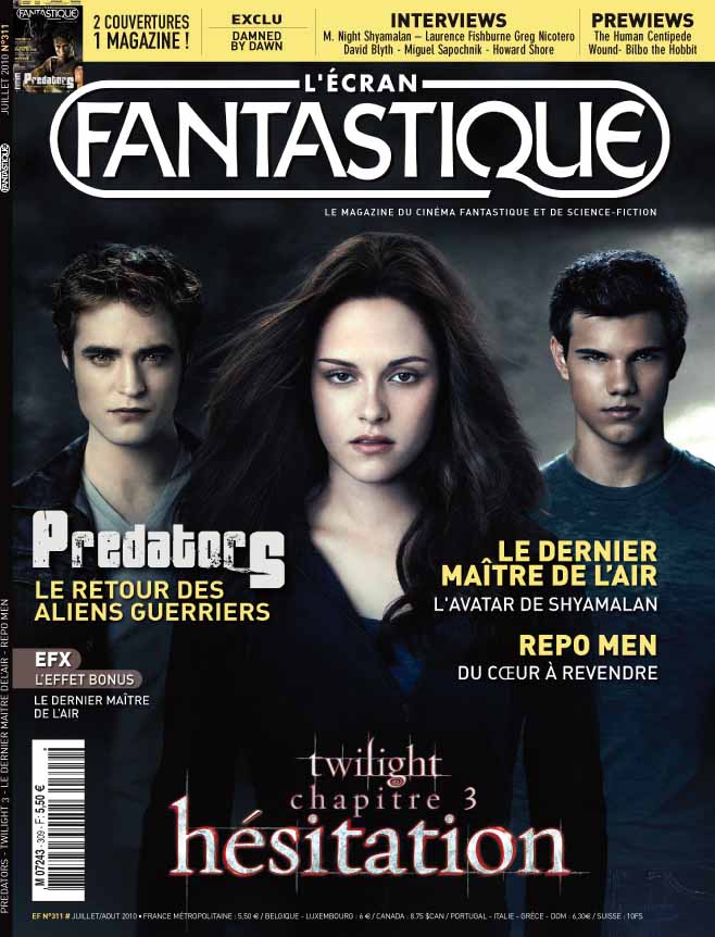Raz de marée pour "Twilight 3"  : meilleur démarrage de l’année avec 600 000 entrées France sur 765 copies !