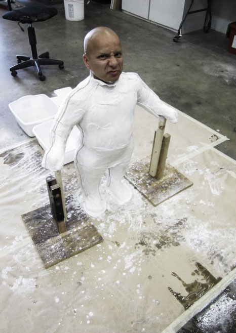 Préparation d'effets spéciaux....