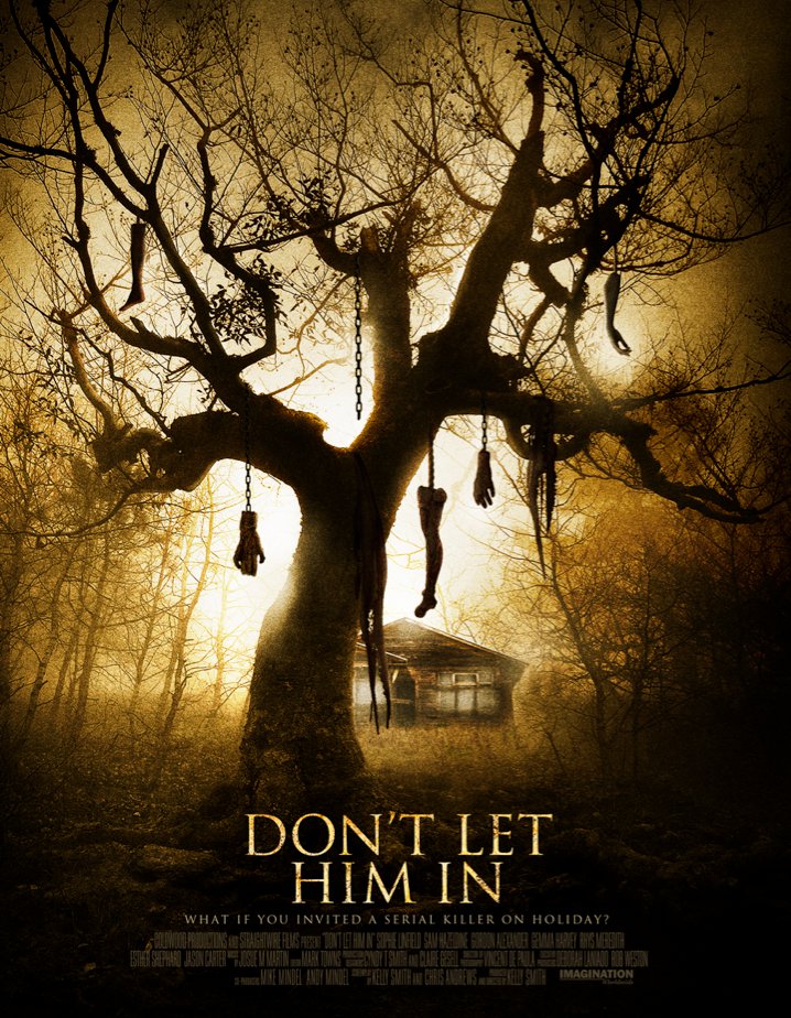 Thriller d'horreur anglais précédemment connu sous le titre "The Hollow", "Don't Let Him In" est le premier film du chef monteur Kelly Smith (voir ci-dessous)