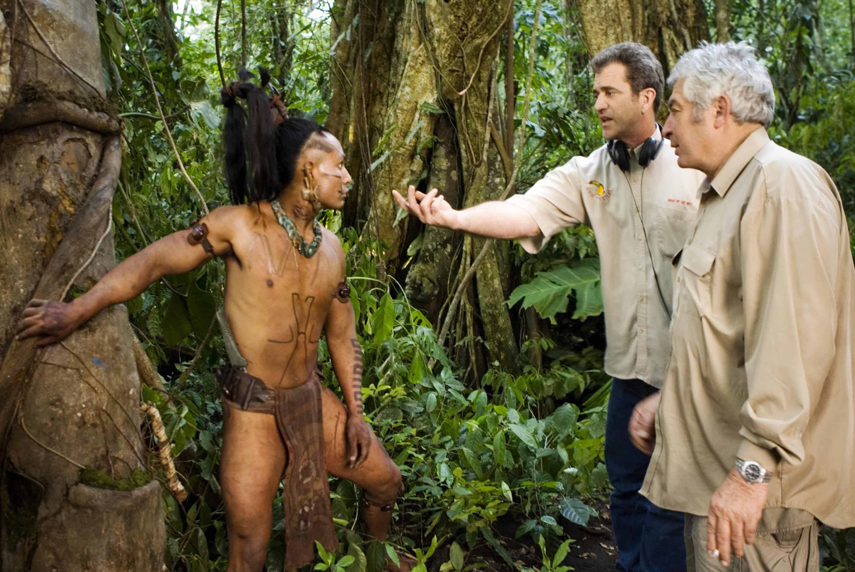 Mel Gibson sur le tournage