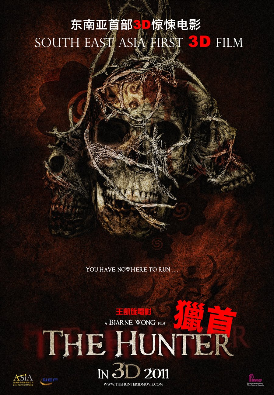 Premier film malaisien en 3D, "The Hunter" de Bjarne Wong (Possessed) est un thriller sanglant... (suite ci-dessous)
