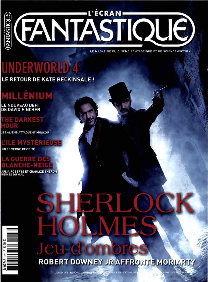 Le numéro 327 de L'Ecran Fantastique est paru ! Vous pouvez le feuilleter (voir ci-dessous)