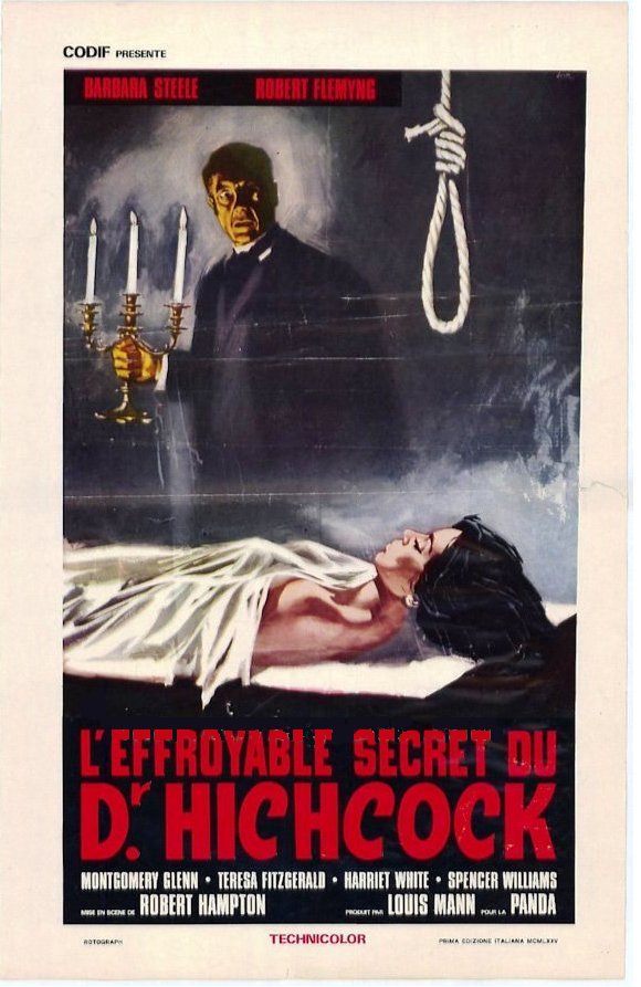 Artus Films propose "Des vierges pour le bourreau", "L'orgie des vampires" et surtout "L'Effroyable secret du docteur Hichcock", un beau triptyque gothique qui sort le 5 juin en dvd !
