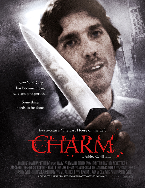 Jonathan Craven (fils de Wes) et Cody Zwieg ont produit un thriller intitulé "Charm",  décrit comme la rencontre d"Orange mécanique" et d'"American Psycho" (voir ci-dessous)