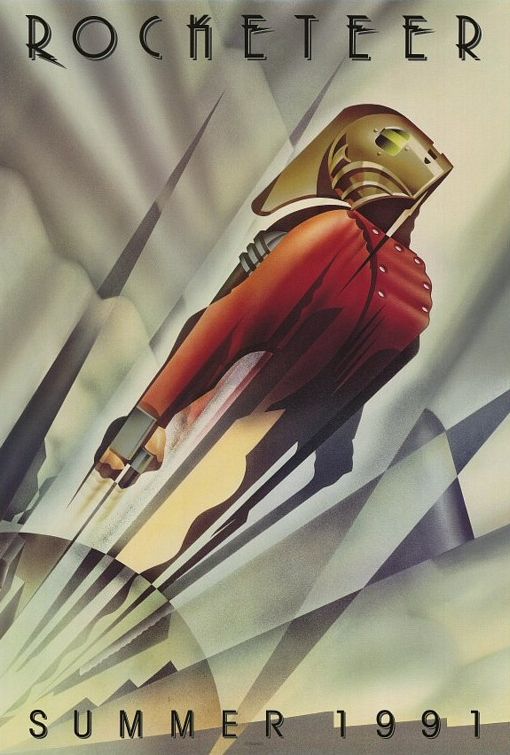 Walt Disney Pictures prépare le remake du "Rocketeer" de 1991 (voir ci-dessous)