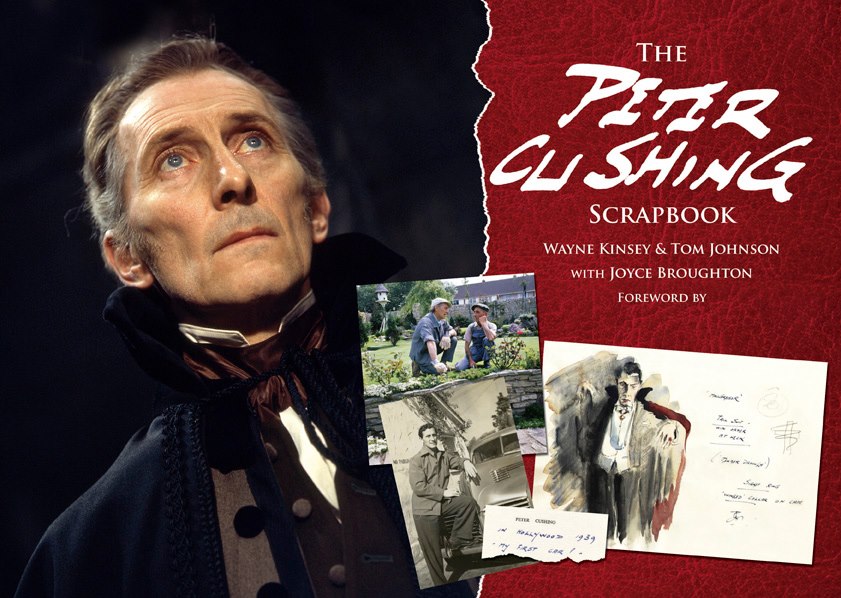 Un album consacré à Peter Cushing, le "Peter Cushing Scrapbook", paraitra le mois prochain en Angleterre... (voir ci-dessous)