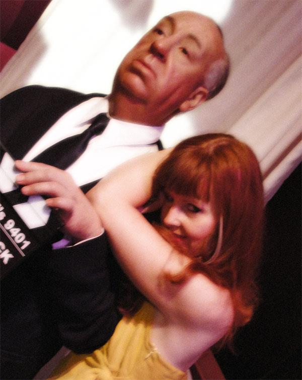 avec Alfred Hitchcock