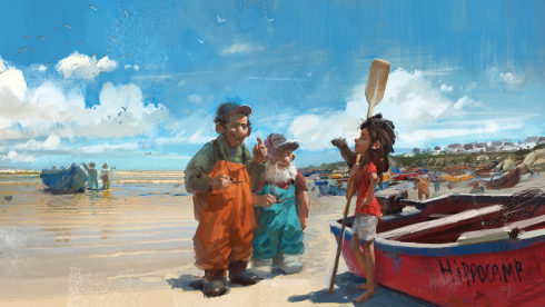 La firme Triggferfish Animation Studios, basée à Capetown, prépare "Sea Monster", un long-métrage d'animation sur un jeune biologiste découvrant un ancien monstre marin (voir ci-dessous).