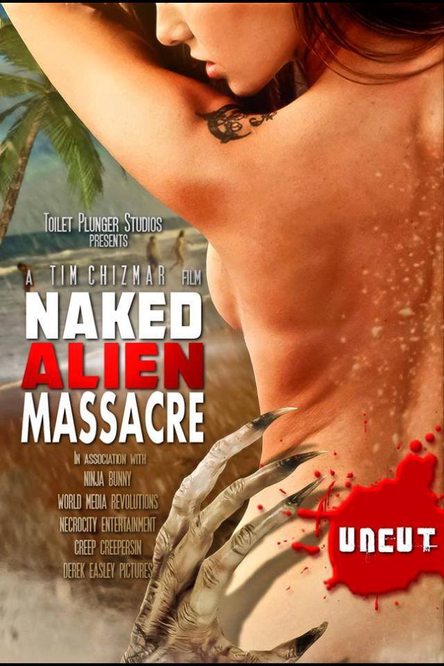 Aliens contre nudistes dans "Naked Alien Massacre" (voir ci-dessous)