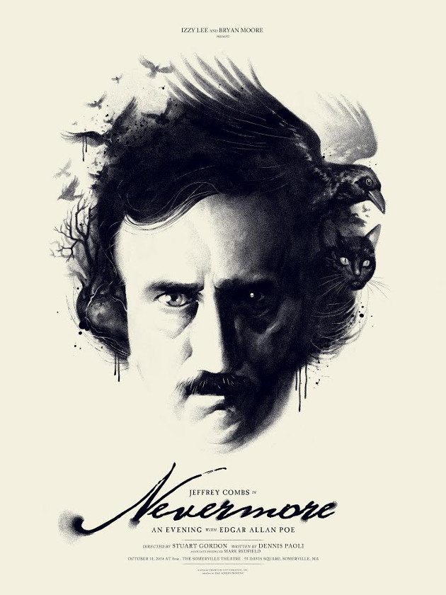 Jeffrey Combs enchaine les films de genre, tout en jouant sur scène Edgar A. Poe depuis 4 ans... (voir ci-dessous)