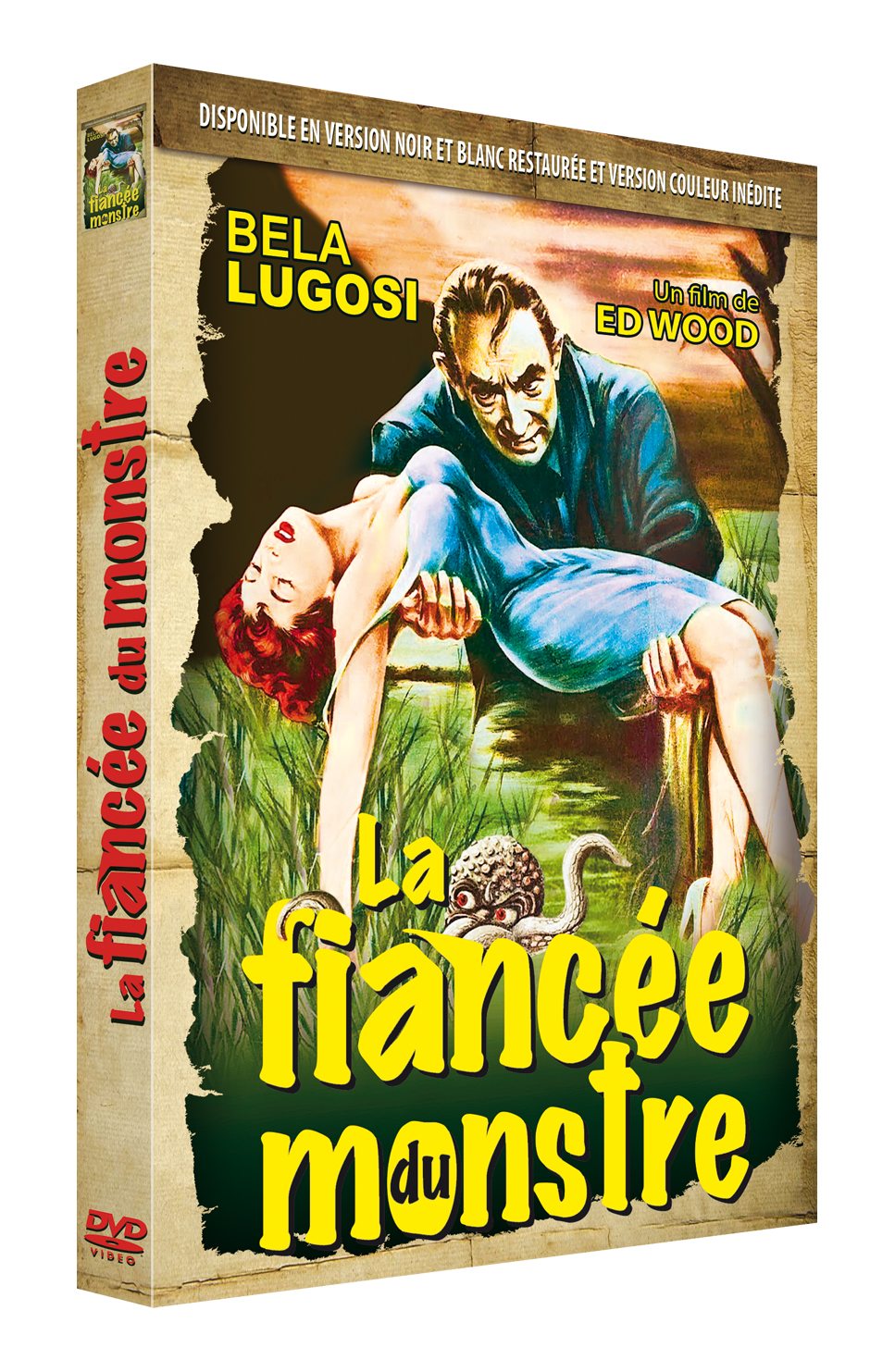 LA FIANCEE DU MONSTRE, première incursion d'Ed Wood dans le cinéma d'épouvante, et son meilleur film, sort cette semaine chez RImini Editions. Version noir et blanc restaurée + version couleurs réalisée par Legend Films et des suppléments.