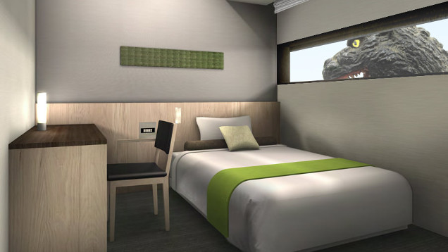 .....Rappelons à ce sujet que Disney a eu à une époque le projet d'une énorme attraction Godzilla , destiné au pavillon japonais du Parc Epcot, avec un rollercoaster qui serpentait autour du monstre, et un restaurant recréant le panorama de Tokyo attaqué 