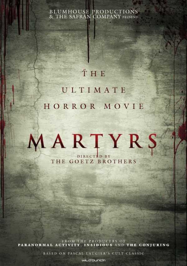 Coproduit par Blumhouse Productions et The Safran Company, le remake américain de « Martyrs » dirigé par les frères Kevin et Michael Goetz (Route vers l’enfer) est à présent en postproduction pour une sortie en 2015/2016.