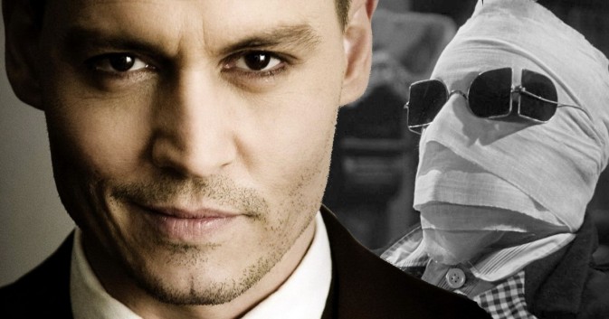Johnny Depp DANS L’HOMME INVISIBLE d’Universal…. (voir ci-dessous)