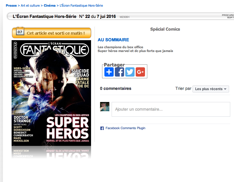 Paru hier : notre HORS SÉRIE consacré à DOCTOR STRANGE !