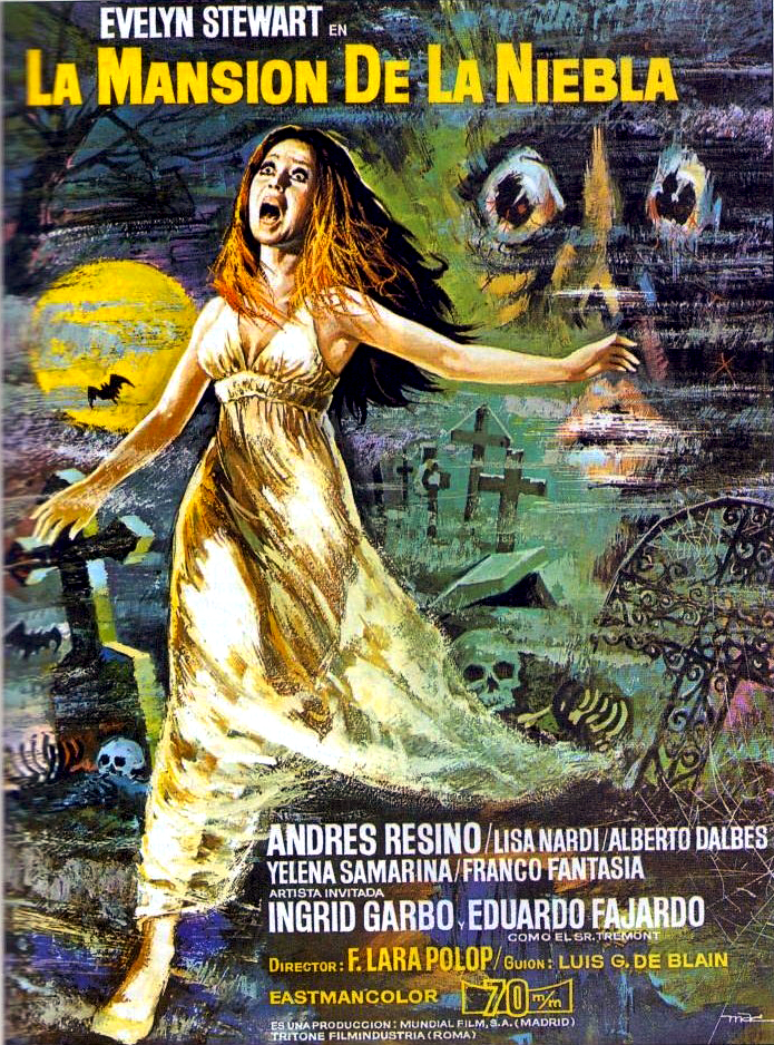 LA MANSION DE LA NIEBLA de Francisco Lara Polop et Pedro Lazaga (Espagne/Italie, 1972)